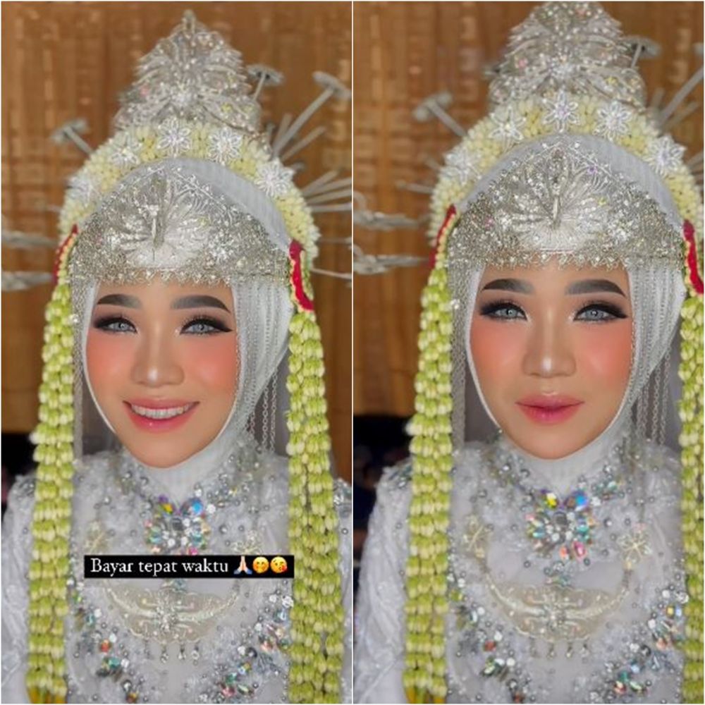 transformasi manten betawi © instagram  transformasi manten betawi © instagram