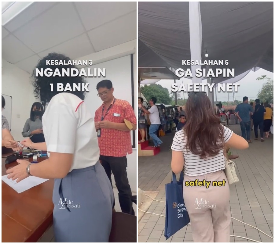 beli rumah kpr usia 22 tahun © TikTok/@madelarasati