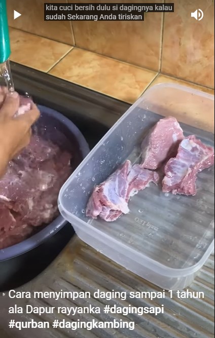 Trik menyimpan daging ini bikin teksturnya makin empuk dan warnanya tetap merah hingga 1 tahun