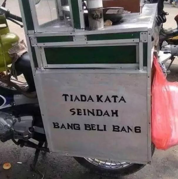 Potret kocak tulisan di pedagang keliling Berbagai sumber Potret kocak tulisan di pedagang keliling Berbagai sumber
