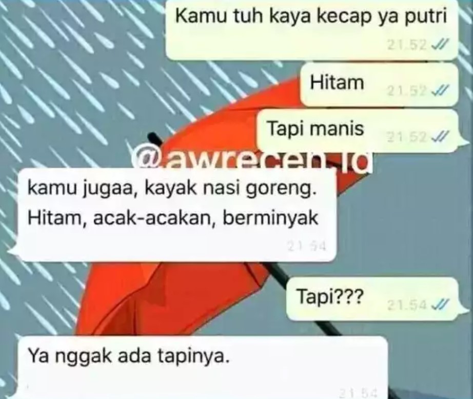 Gombalan lucu bisa bikin putus Berbagai sumber Gombalan lucu bisa bikin putus Berbagai sumber