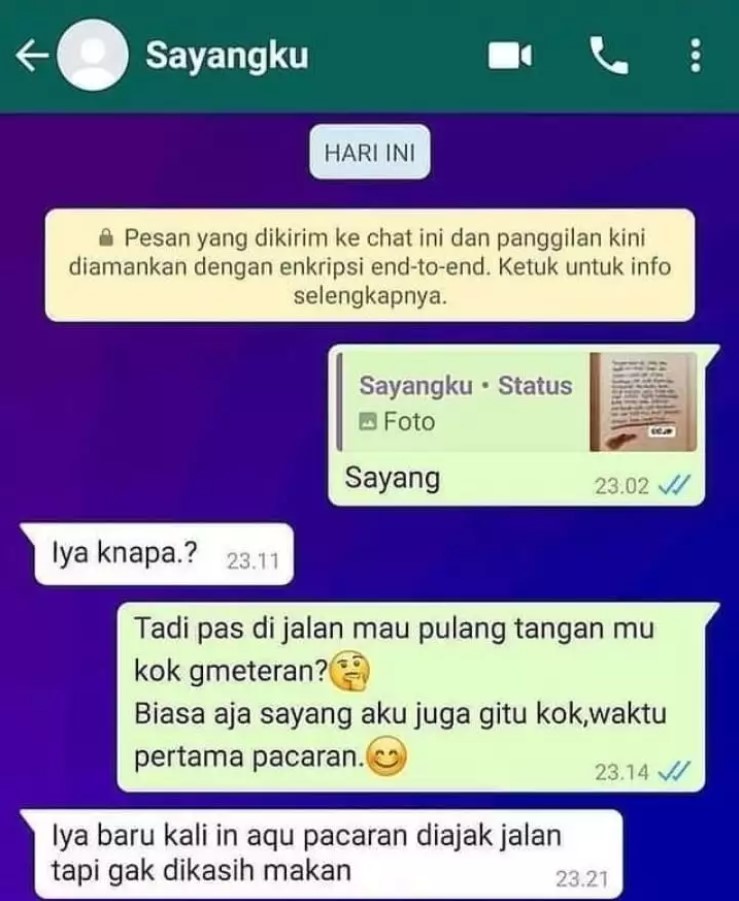 Gombalan lucu bisa bikin putus Berbagai sumber