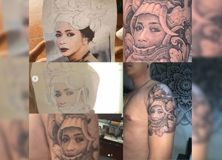 seleb tato wajah orang tercinta di badan © instagram seleb tato wajah orang tercinta di badan © instagram