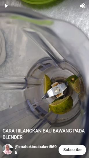 Bukan cuka atau kopi, ini cara mudah menghilangkan bau bawang di blender pakai 2 bahan dapur