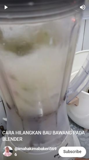 Bukan cuka atau kopi, ini cara mudah menghilangkan bau bawang di blender pakai 2 bahan dapur