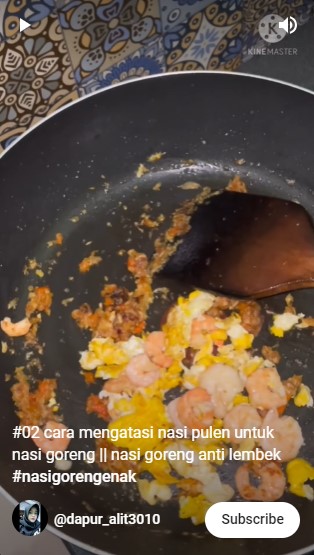 Trik menyulap nasi pulen jadi pera hanya dalam 10 menit, cocok untuk bahan nasi goreng