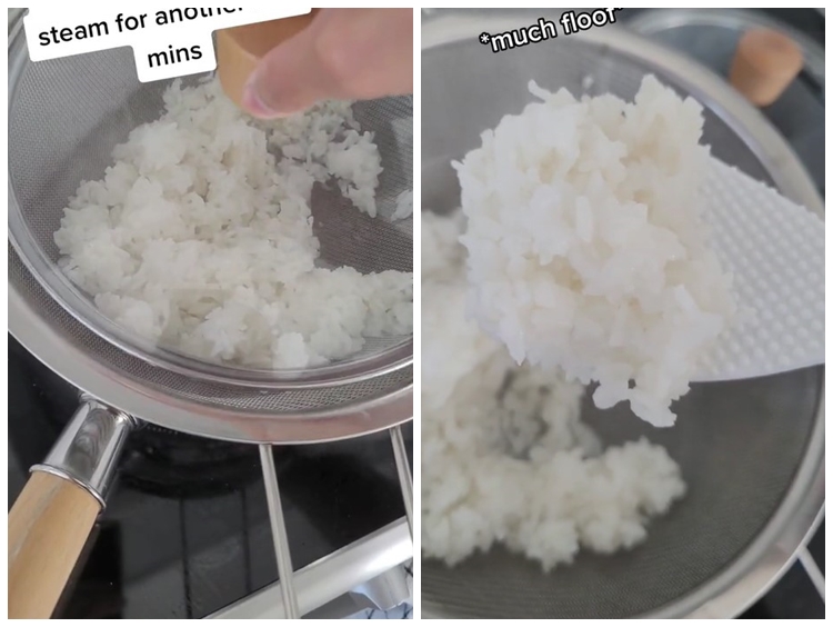 Langsung pulen dalam 8 menit, ini trik cepat menghangatkan nasi sisa tanpa microwave atau rice cooker