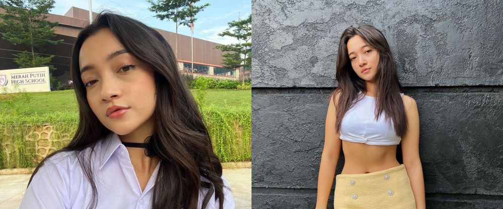 potret megan domani pakai & tanpa makeup disebut cantik natural © berbagai sumber