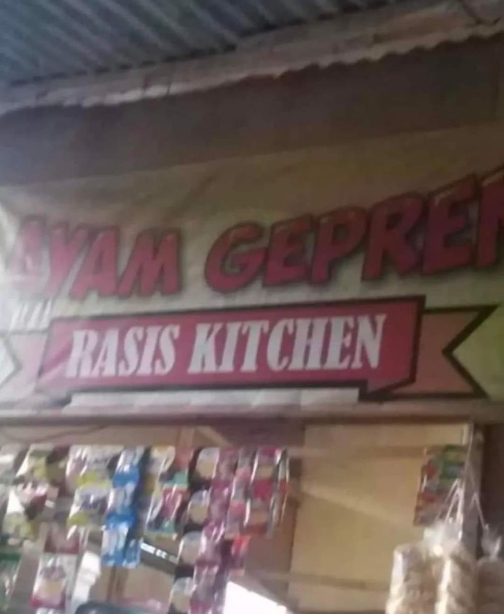 11 Potret kocak spanduk pedagang salah tulis ini jadi ambigu pesannya, bikin mikir keras