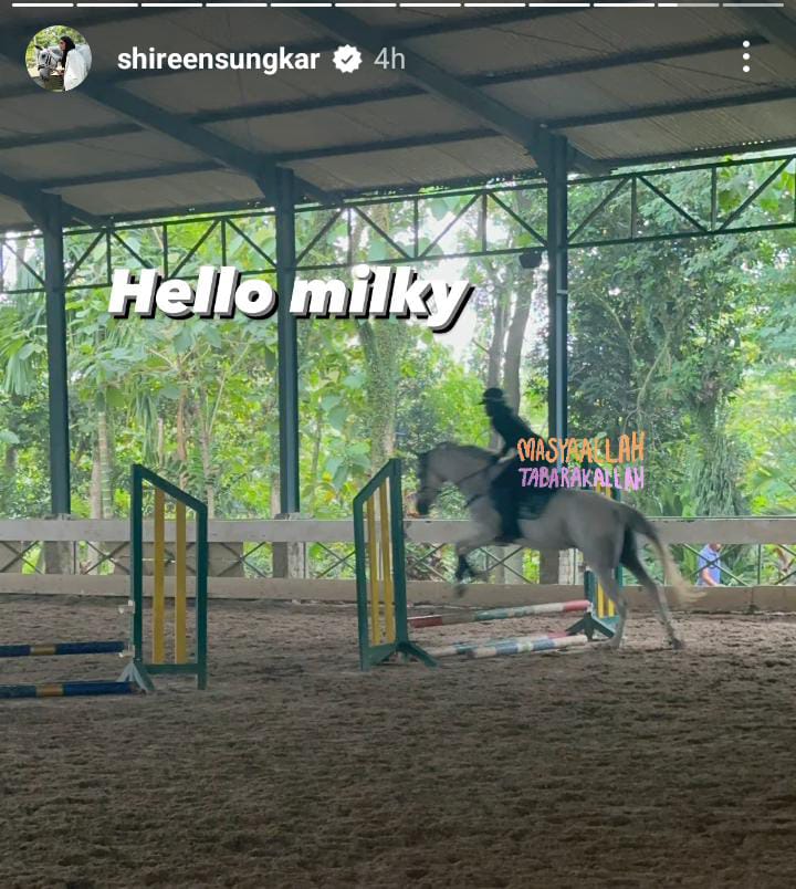 potret shireen berkuda © 2023 brilio.net