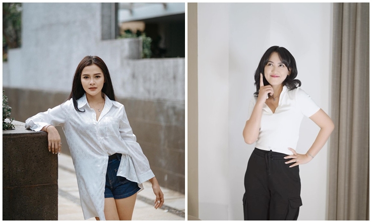 beda gaya bella bonita dan happy asmara © berbagai sumber beda gaya bella bonita dan happy asmara © berbagai sumber