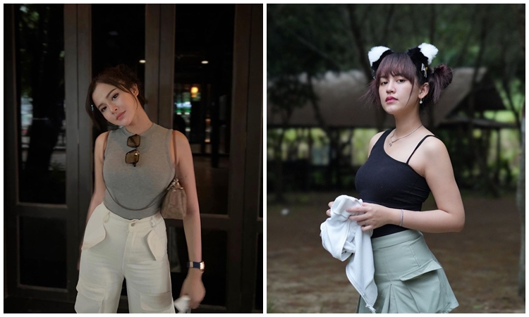 beda gaya bella bonita dan happy asmara © berbagai sumber beda gaya bella bonita dan happy asmara © berbagai sumber