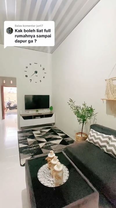 rumah sepetak dinyinyirin © TikTok