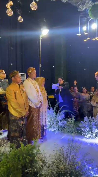 9 Momen akad nikah Denny Caknan dan Bella Bonita, serasi dalam balutan adat Jawa