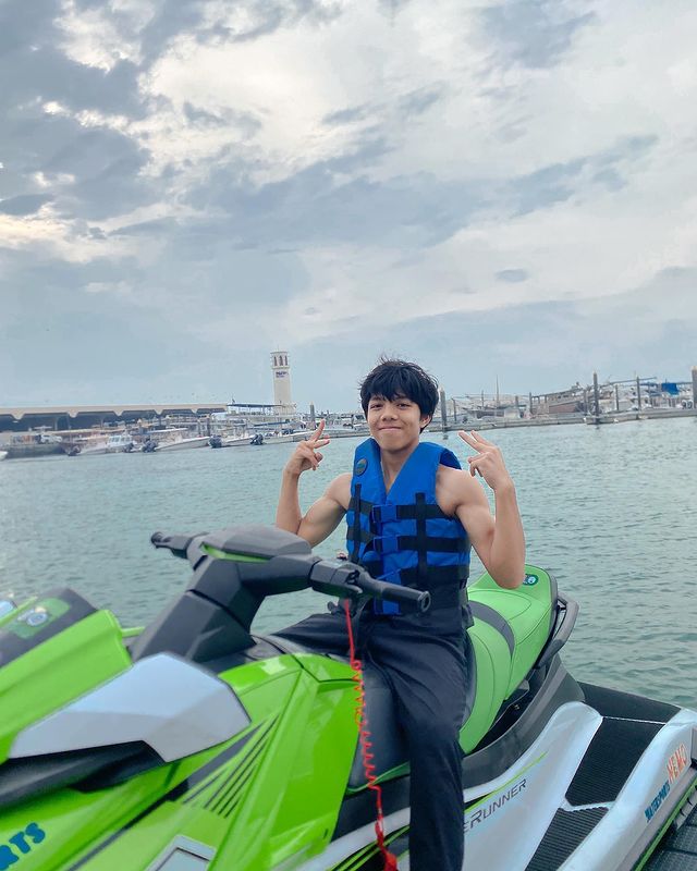 potret terbaru Muntaz adik Atta © Instagram