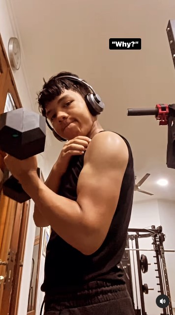 potret terbaru Muntaz adik Atta © Instagram