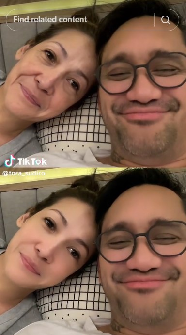 seleb ikuti tren filter Aged © TikTok