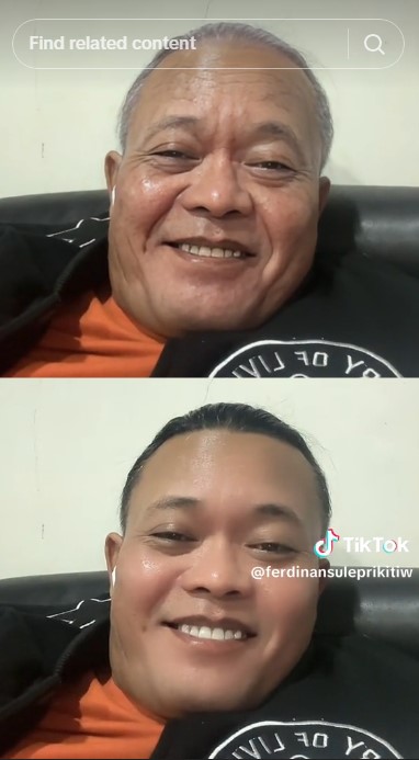 seleb ikuti tren filter Aged © TikTok