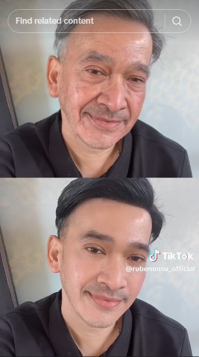 seleb ikuti tren filter Aged © TikTok seleb ikuti tren filter Aged © TikTok