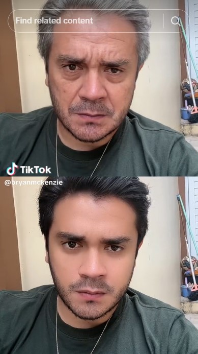 seleb ikuti tren filter Aged © TikTok seleb ikuti tren filter Aged © TikTok