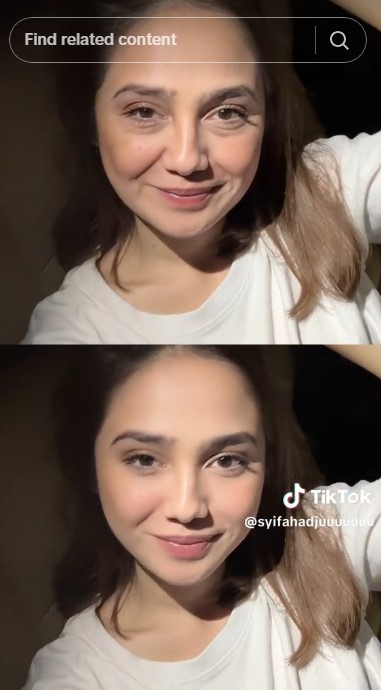 seleb ikuti tren filter Aged © TikTok seleb ikuti tren filter Aged © TikTok