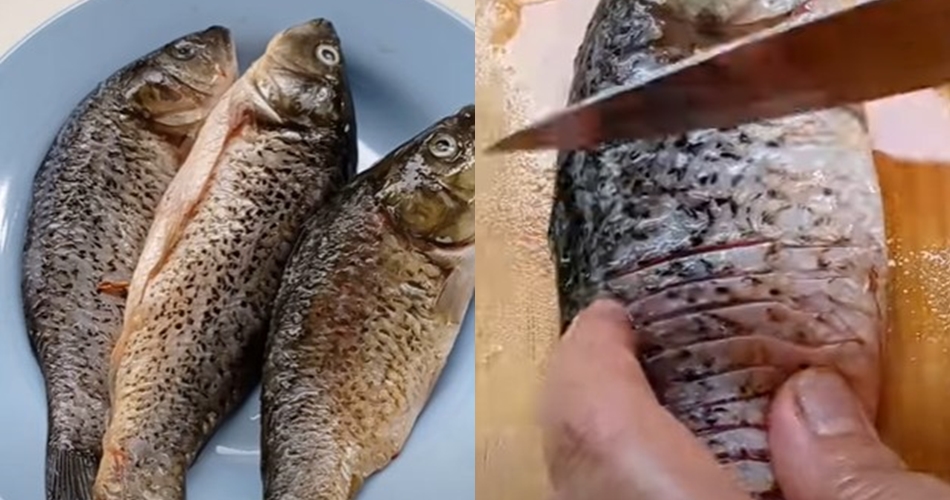Tanpa difillet, ini cara mudah goreng ikan mas supaya duri halusnya aman dimakan