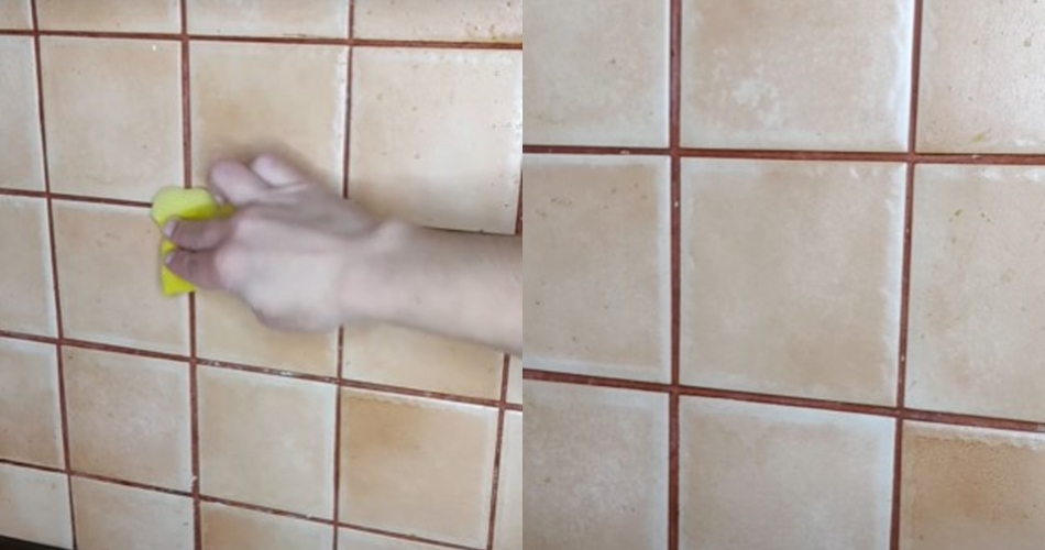 Cara melunturkan noda minyak membandel di dinding dapur, cuma pakai 2 bahan dapur