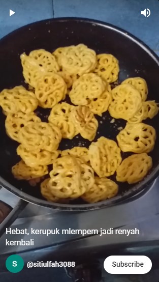 Tak perlu dimasukkan kulkas, begini cara sederhana agar kerupuk melempem jadi renyah lagi