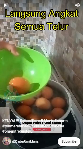 Cuma 5 menit, begini cara mudah merebus telur agar matang sempurna, hasilnya mulus, dan hemat gas