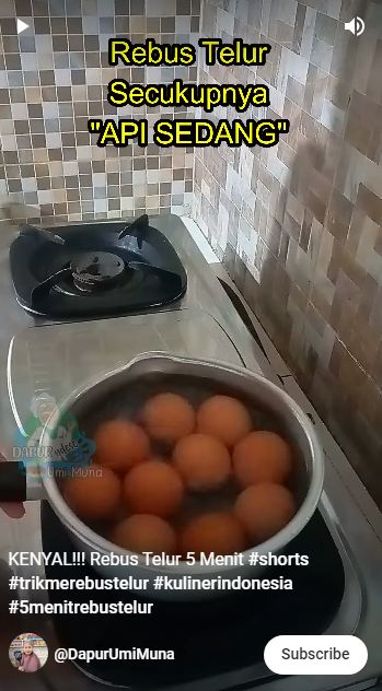Cuma 5 menit, begini cara mudah merebus telur agar matang sempurna, hasilnya mulus, dan hemat gas