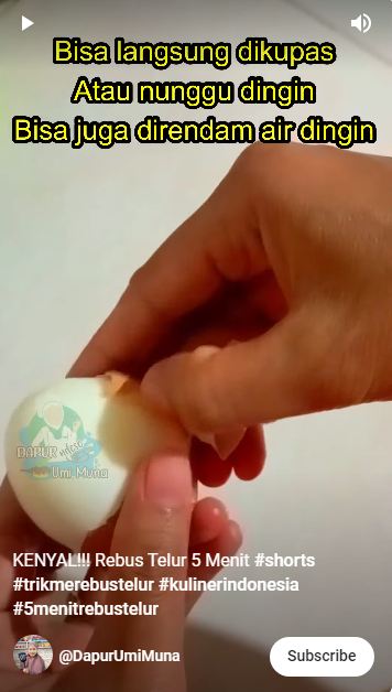 Cuma 5 menit, begini cara mudah merebus telur agar matang sempurna, hasilnya mulus, dan hemat gas