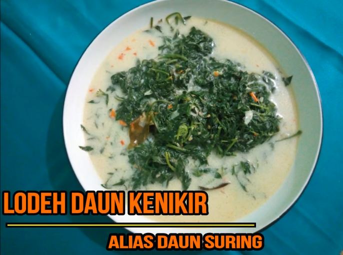 Trik bikin lodeh daun kenikir agar tetap hijau, empuk, dan mudah dibuat cuma pakai 1 bahan