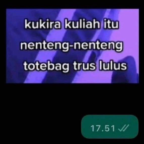 11 Chat lucu pelajar baru ini absurd abis © Twitter