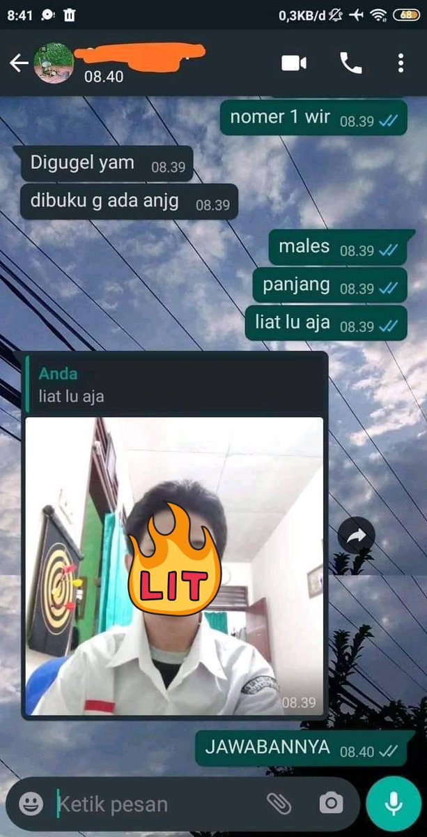11 Chat lucu pelajar baru ini absurd abis © Twitter