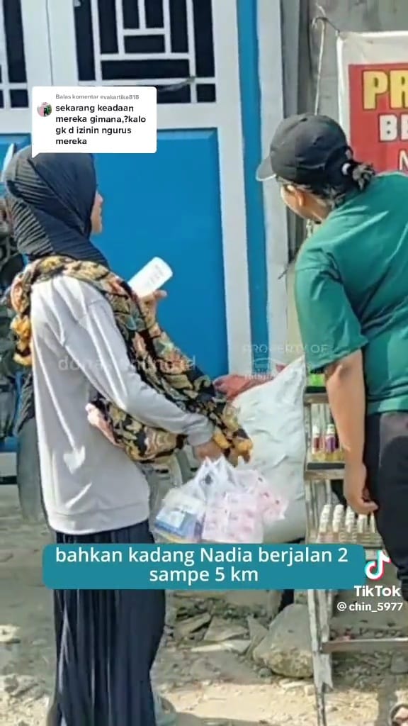 Kisah pilu gadis yatim rawat 4 adik sendirian © TikTok