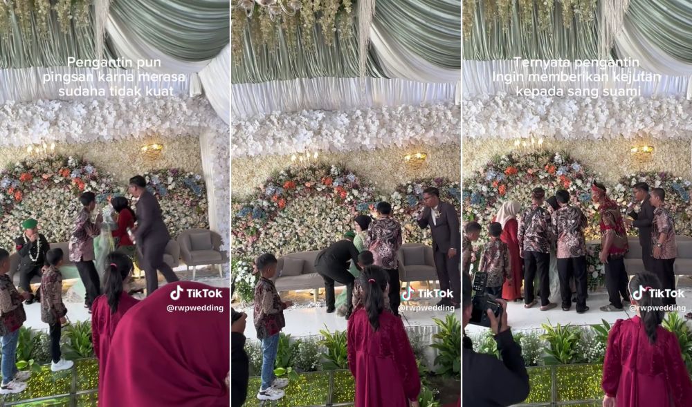 prank pengantin © TikTok