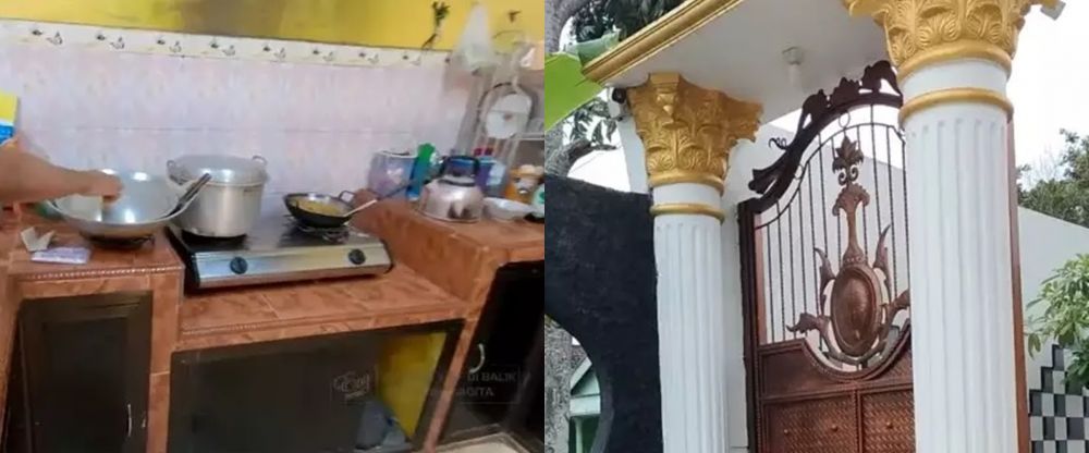 potret dulu dan kini rumah pedangdut © berbagai sumber