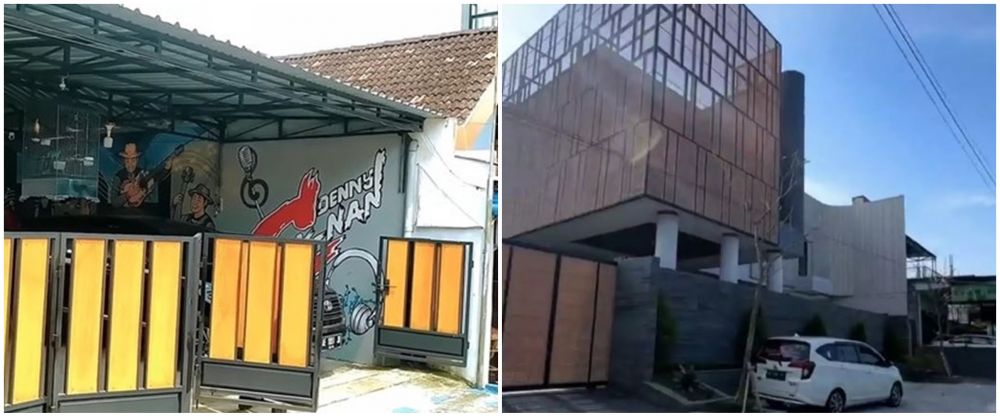potret dulu dan kini rumah pedangdut © berbagai sumber