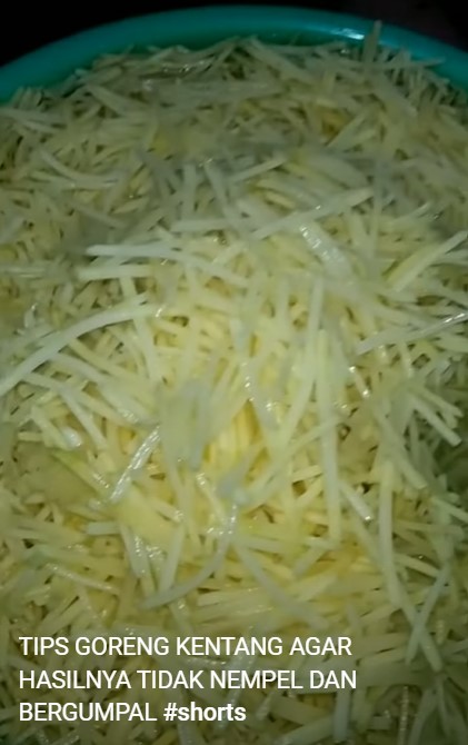 Trik agar kentang mustofa tak menggumpal dan lengket saat digoreng, ampuh tanpa direndam kapur sirih