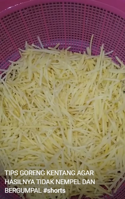 Trik agar kentang mustofa tak menggumpal dan lengket saat digoreng, ampuh tanpa direndam kapur sirih