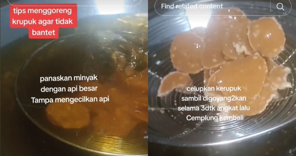 Tak perlu dua wajan, ini cara goreng kerupuk agar renyah, tak bantat, dan mengembang sempurna