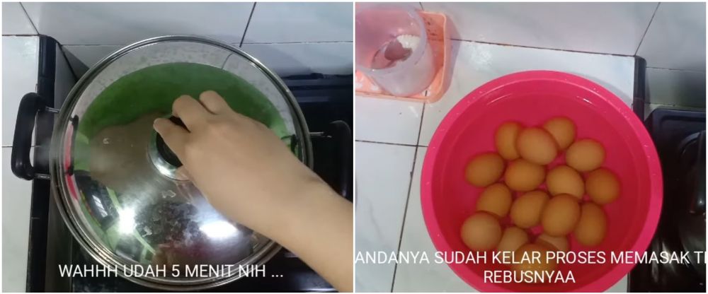 Trik merebus telur jumlah banyak hanya dalam 5 menit, bisa matang sempurna pakai 2 bahan dapur