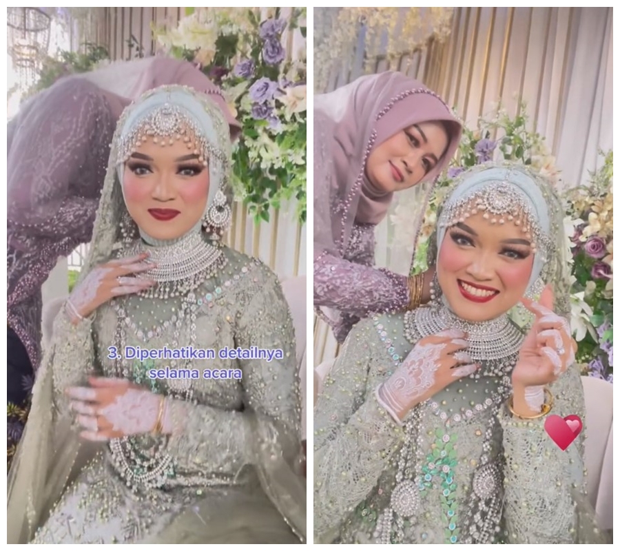 pengantin dirias mertua MUA © TikTok/@aaiiss95