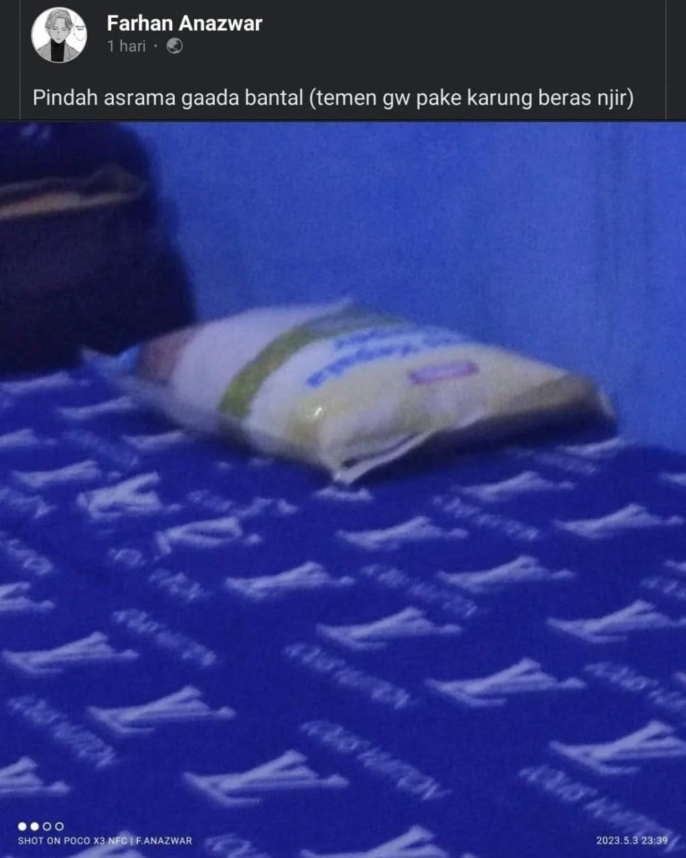 Barang dipakai tidak semestinya © Instagram