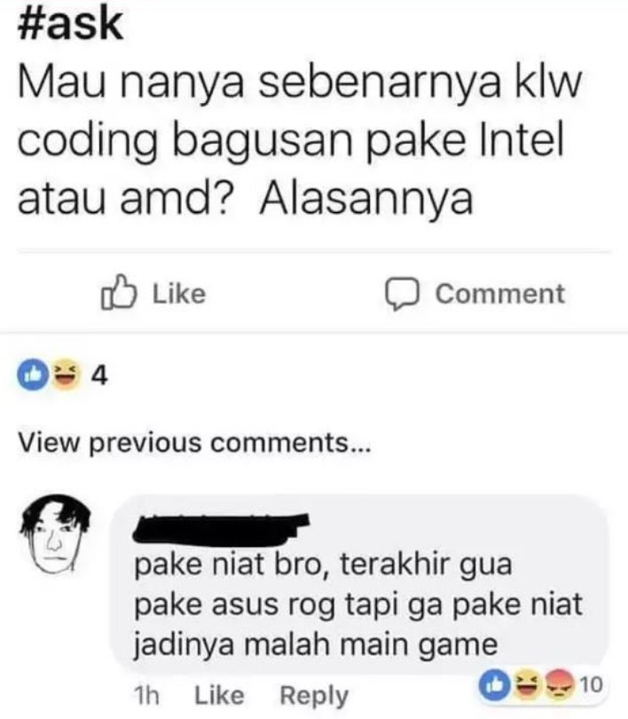 Komentar facebook berasa diulti Berbagai sumber