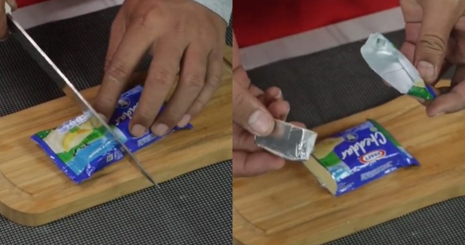 Tanpa toples atau karet, ini trik antimainstream simpan keju yang sudah dipotong biar tak keras