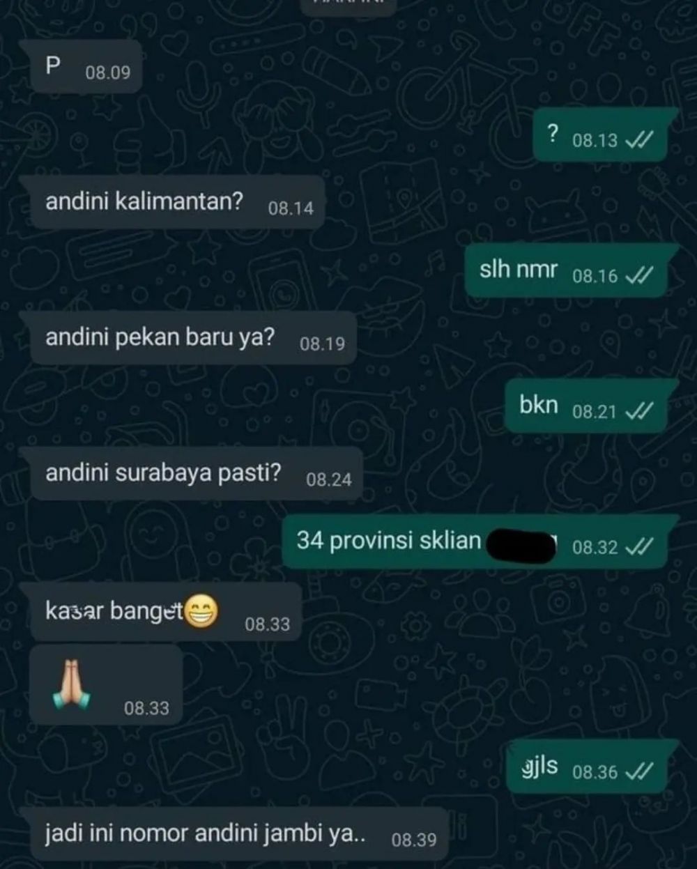 Chat PDKT ini tunjukkan usaha bisa khianati hasil Berbagai sumber