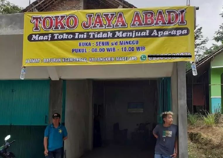 Tulisan lucu gerobak pedagang kaki lima Berbagai sumber