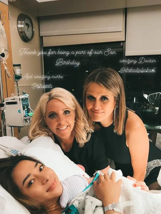 paras artis cilik usai melahirkan  © instagram