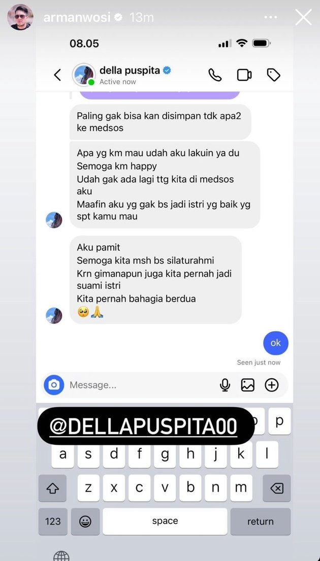 curhatan Della Puspita © Instagram curhatan Della Puspita © Instagram